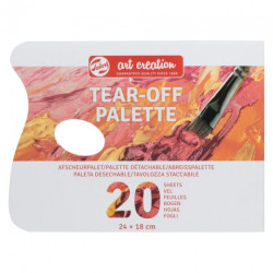 Talens art creation paleta malarska papierowa 18x24cm 20ark - sklep pl
