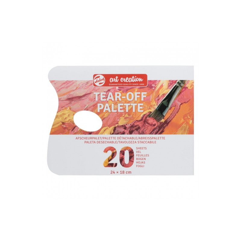 Talens art creation paper painting palette 18x24cm 20 sheets