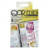 QoR mini reflective zestaw akwareli półkostek 6szt metalowa kasetka -