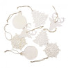 DP Craft wooden Christmas pendants 8pcs