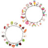 Dp Craft bransoletki diy z zawieszkami puffy sweeties - sklep plastycz