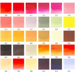 Kuretake Zig clean color c 30 zestaw 30 pisaków w ciepłych kolorach -