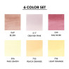 Kuretake Zig clean colour pale colours I set of 6 pastel coloured pens