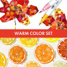 Kuretake Zig clean color c 30 zestaw 30 pisaków w ciepłych kolorach -