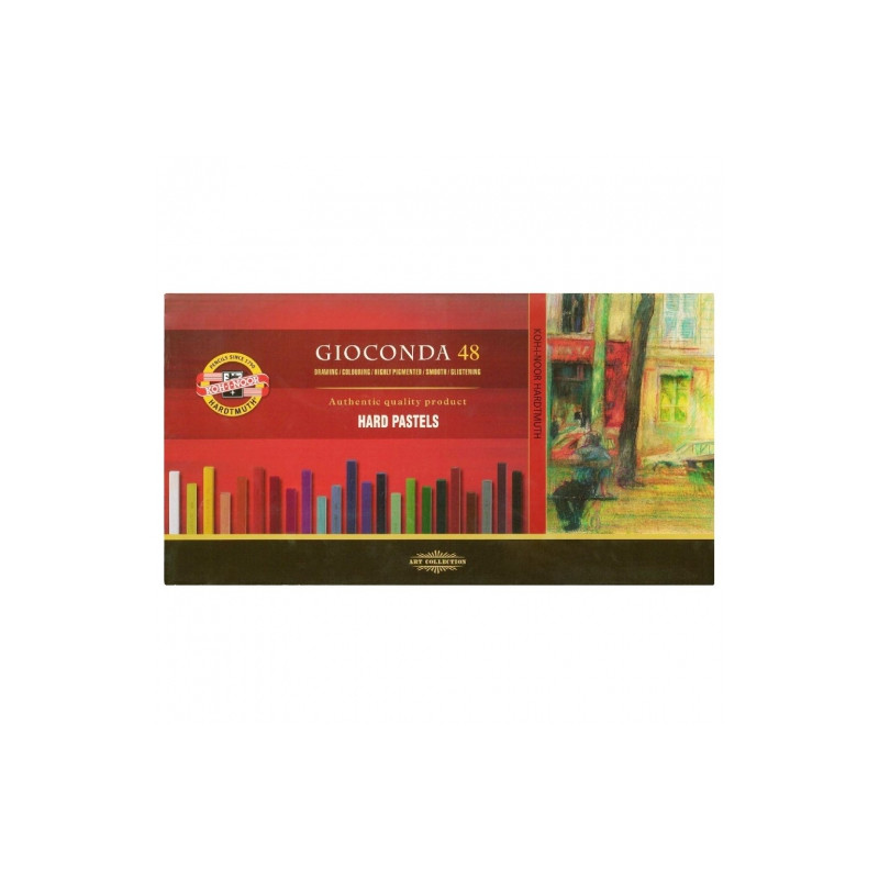 Koh-i-noor gioconda dry hard pastels in a stick 48pcs