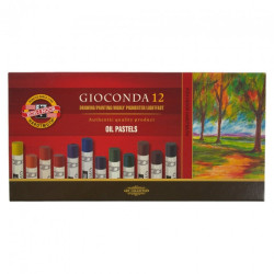 Koh-i-noor gioconda pastele olejne zestaw 12szt - sklep plastyczny - s