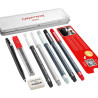 Caran d'Ache nomad lettering set 8 pieces metal case