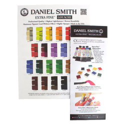 Daniel Smith extra fine watercolor wzornik 266 kolorów - sklep plastyc