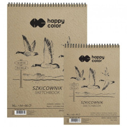 Happy Color szkicownik na spirali 90g 80ark - sklep plastyczny - szał
