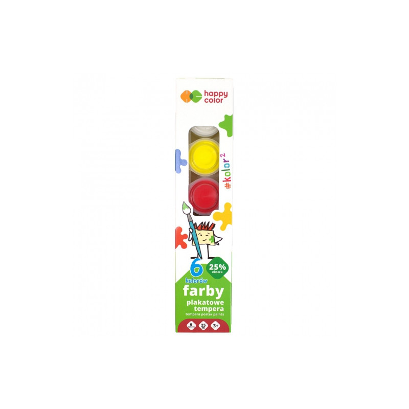 Happy Color poster paints set of 6 colors