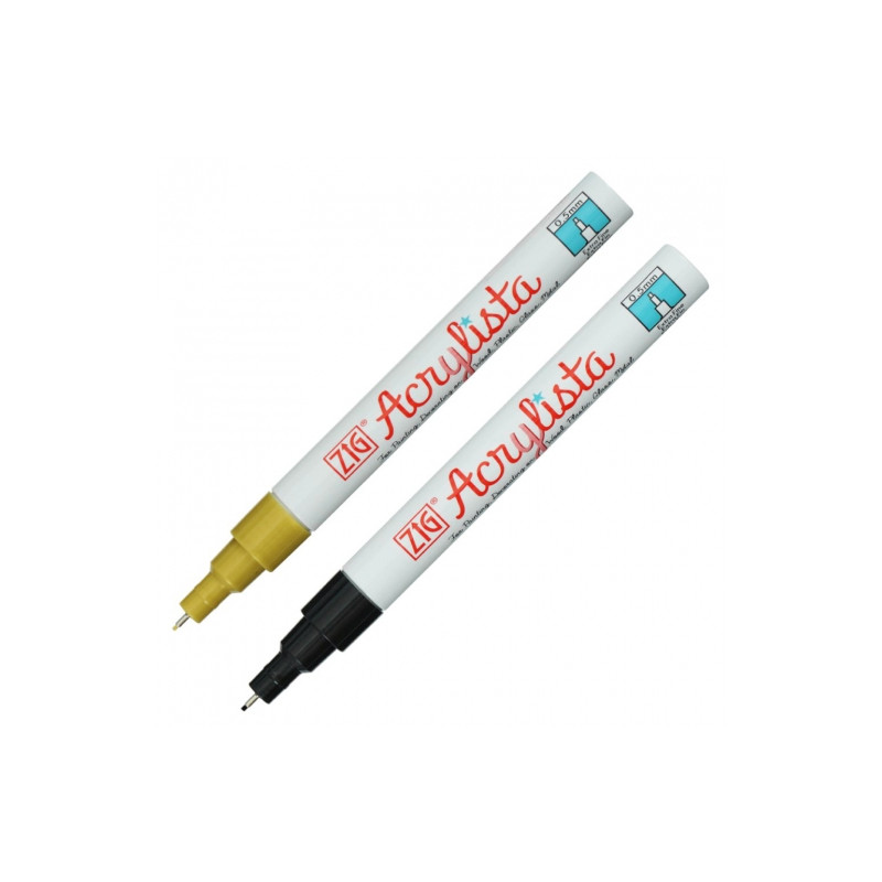Kuretake zig acrylista pisak extra fine 0,5mm - sklep plastyczny - sza
