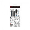 Kuretake inktober basic set of illustration pens 4 pcs