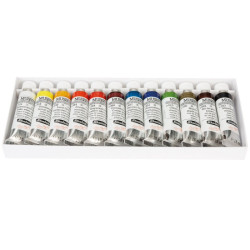 Schmincke mussini zestaw farb olejnych 12x15ml - sklep plastyczny - sz
