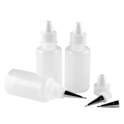 Sinoart butelki plastikowe puste z aplikatorem 3×15ml - sklep plastycz