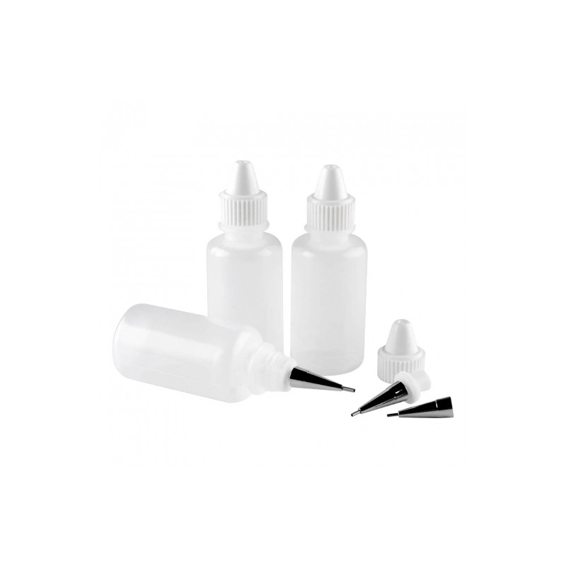 Sinoart butelki plastikowe puste z aplikatorem 3×15ml - sklep plastycz