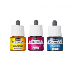 Pebeo Colorex atrament akwarelowy z pipetką 45ml - sklep plastyczny -