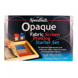 Speedball zestaw farb do sitodruku na ciemnych tkaninach 6x118ml - skl