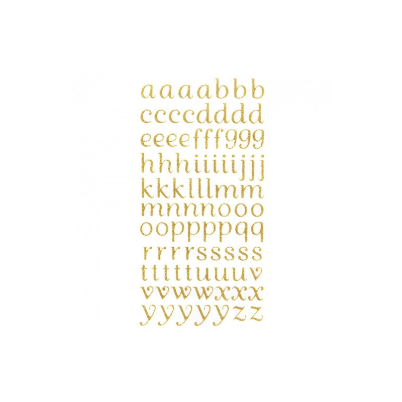 DP Craft alphabet stickers lowercase letters 90pcs