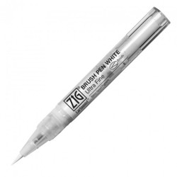Kuretake zig ultra fine white brush pen