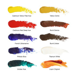 Winsor Newton winton zestaw 8 farb olejnych 21 ml z akcesoriami - skle