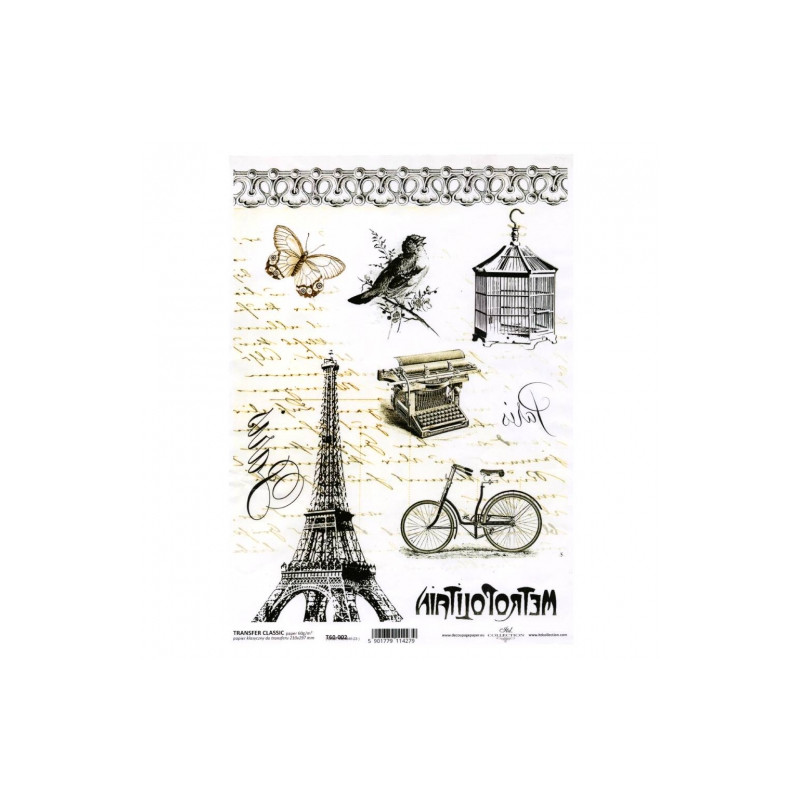 ITD transfer paper A4 002 retro
