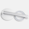 Daylight halo go wireless table lamp with magnifying glass