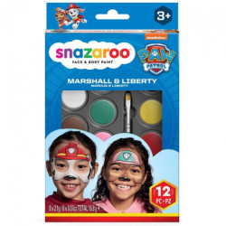Snazaroo chase & marshall psi patrol zestaw farb - sklep plastyczny -