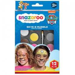 Snazaroo skye & rubble psi patrol zestaw farb - sklep plastyczny - sza