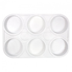 Talens plastic painting palette 22.5x15x2.3cm