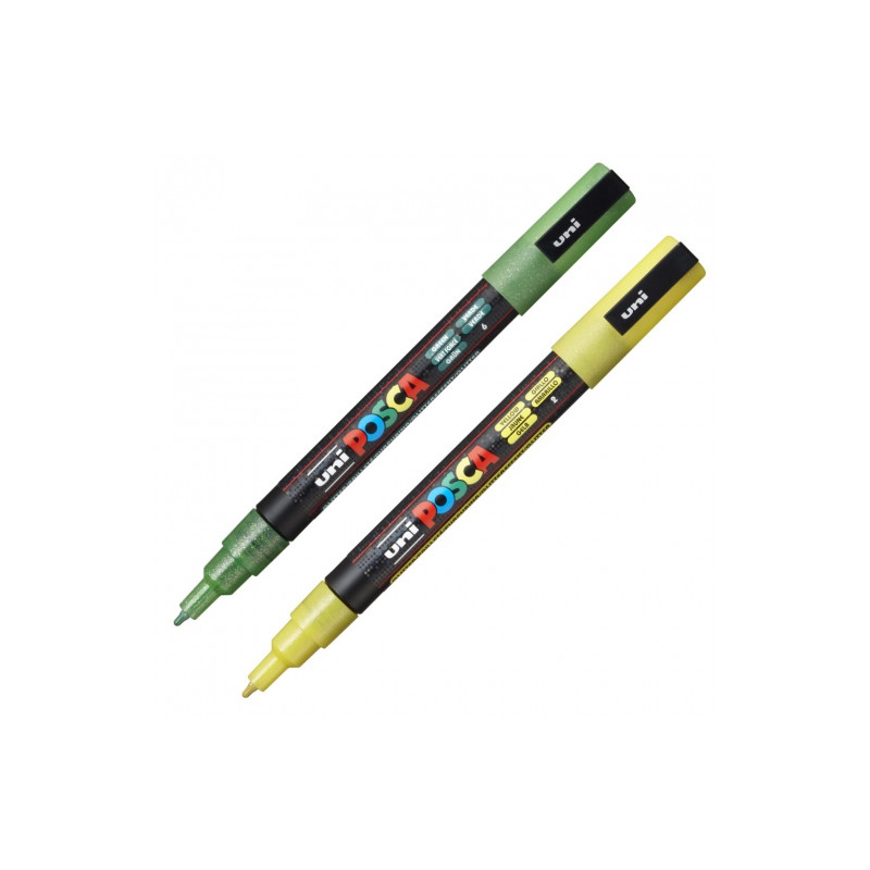 Posca pisak brokatowy 1,8-2,5 mm - sklep plastyczny - szał dla plastyk