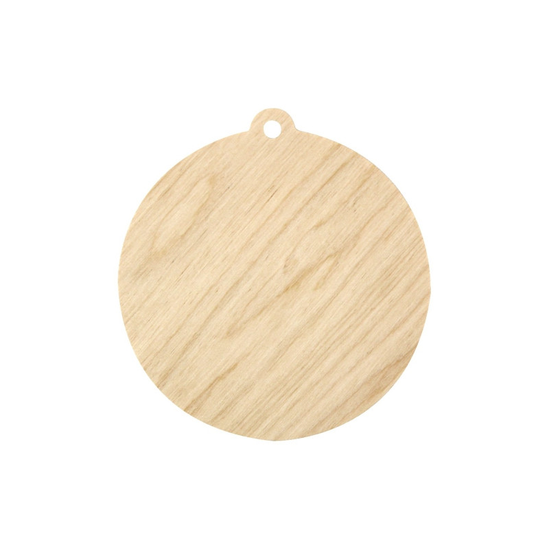 Bauble pendant for decorating wood 8.5 cm