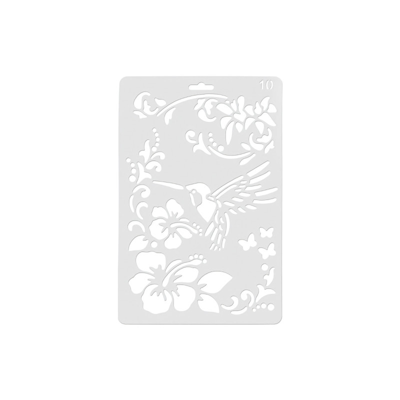 Koh-i-noor stencil hummingbird 10 17.5 x 26 cm