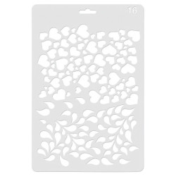 Koh-i-noor heart stencil 16 17.5 x 26 cm