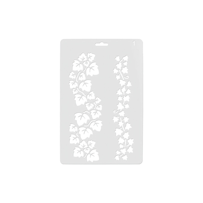 Koh-i-noor szablon liście 01 17,5 x 26 cm - sklep plastyczny - szał dl