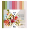 Clairefontaine krepina florist kolory pastelowe 25x100cm 10 sztuk - sk