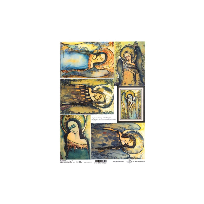 Papier do decoupage beata raczyńska A4 ITD D0492M - sklep plastyczny -