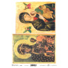 Rice paper for decoupage madonna with child A4 ITD R1621