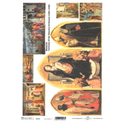 Rice paper for decoupage masaccio-tommaso A4 ITD R1622