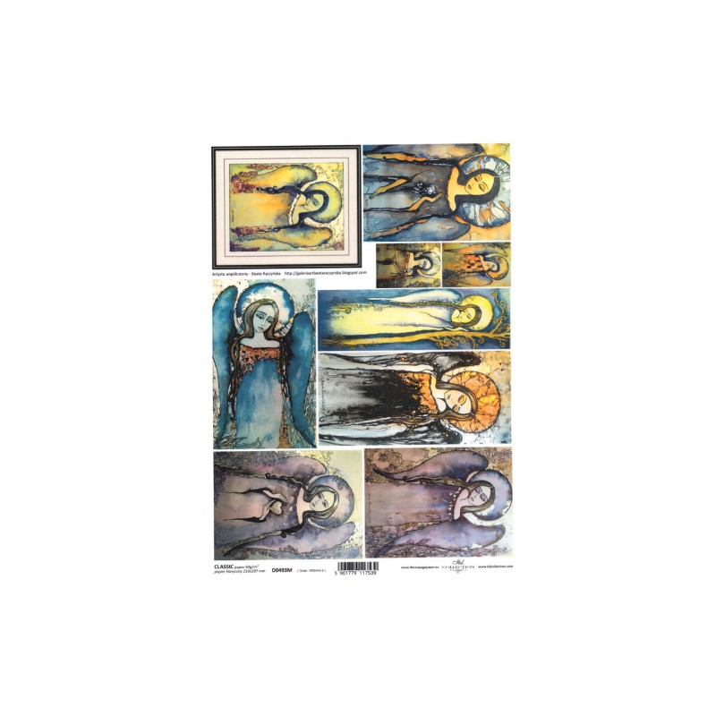 Papier do decoupage beata raczyńska A4 ITD D0493M - sklep plastyczny -