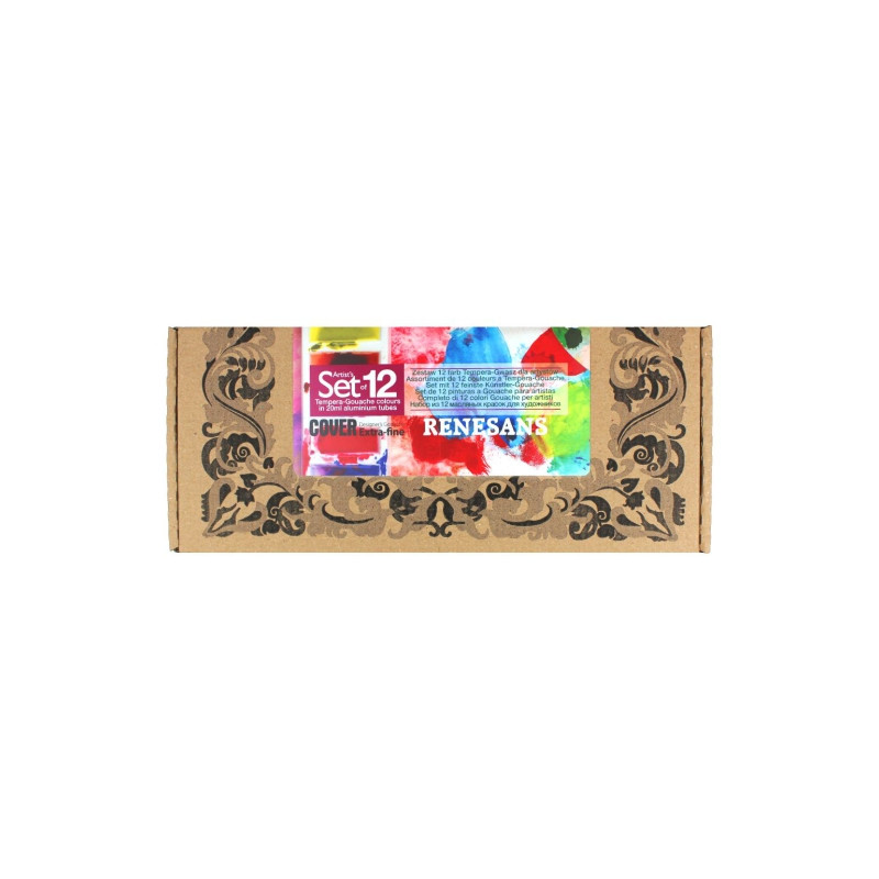 Renesans cover set of 12 tempera gouaches 20 ml