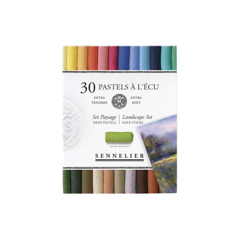 Sennelier landscape set of 30 dry halfpastels