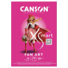 Canson xsmart fan art blok A4 250g 20 ark - sklep plastyczny - szał dl