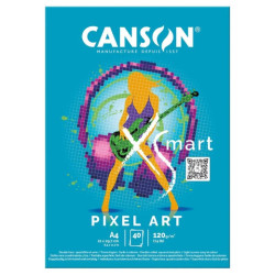 Canson XSmart Pixel Art blok A4 120g 40 ark - sklep plastyczny - szał