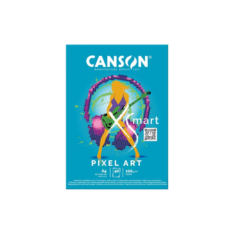 Canson XSmart Pixel Art block A4 120g 40 sheets