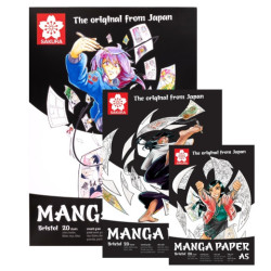 Sakura manga paper blok do markerów 20ark 250g - sklep plastyczny - sz