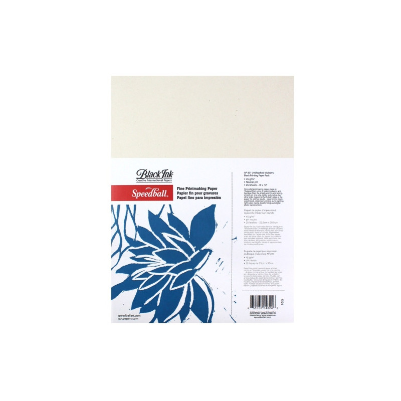 Speedball Mulberry papier do odbitek graficznych 23x30cm 25ark - sklep