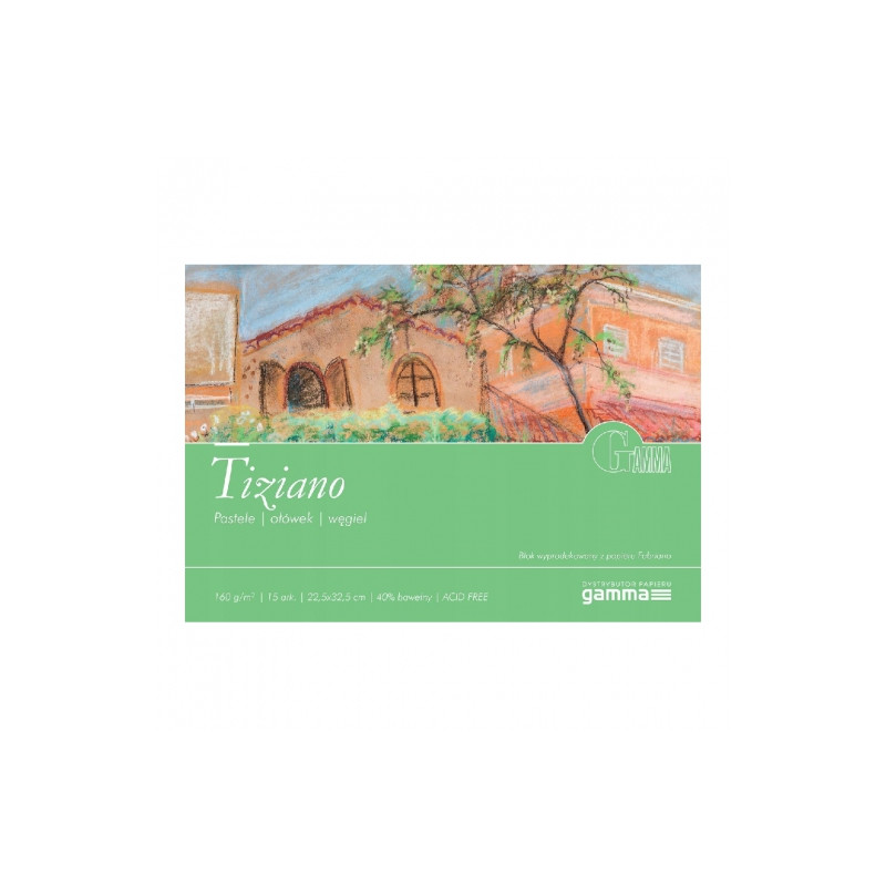 Blok Gamma tiziano do pasteli 160g 15ark 22,5x32,5 cm