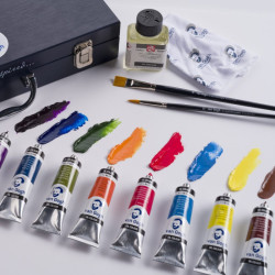 Talens van gogh box xl zestaw 12 farb olejnych 40ml z akcesoriami - sk