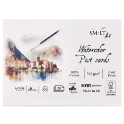 SM-LT art bloczek 20 pocztówek do akwareli 15x10,5cm - sklep plastyczn