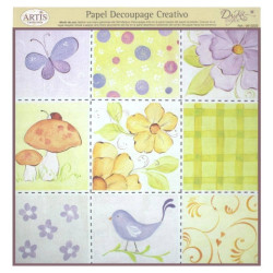 Dayka papier do decoupage 32x31cm 0813222 - sklep plastyczny - szał dl